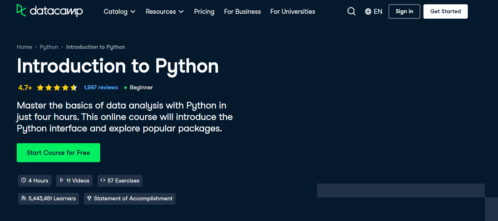 Introduction to Python