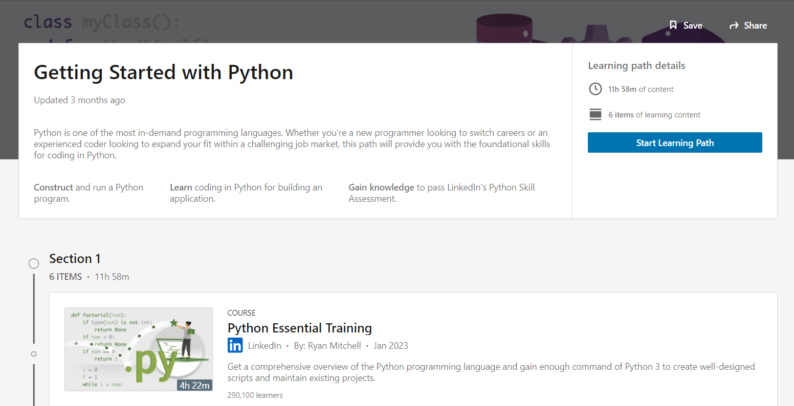Python Essential Training