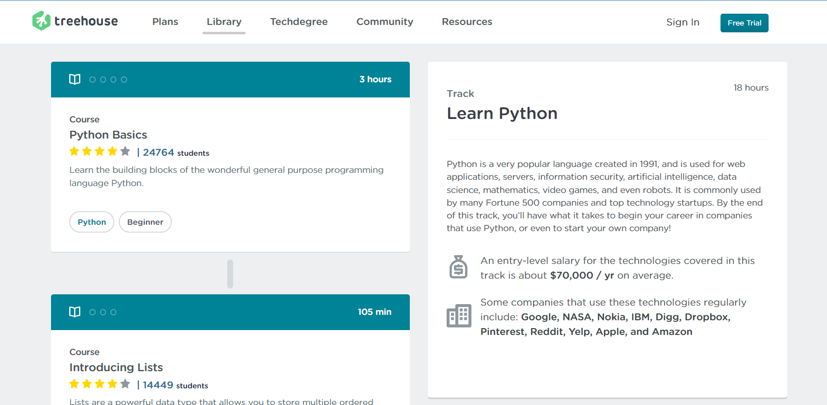 Python Track